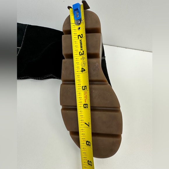 Kors Michael Kors Suede Platform Wedge Boots Black Size 6 - Picture 16 of 16